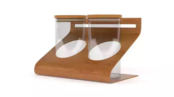 Empty Food Storage Glass Jars