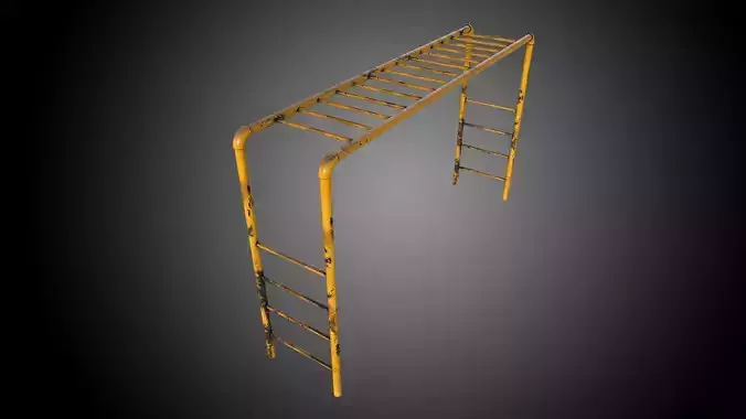 Monkey Bars V1 Low-poly 3D model