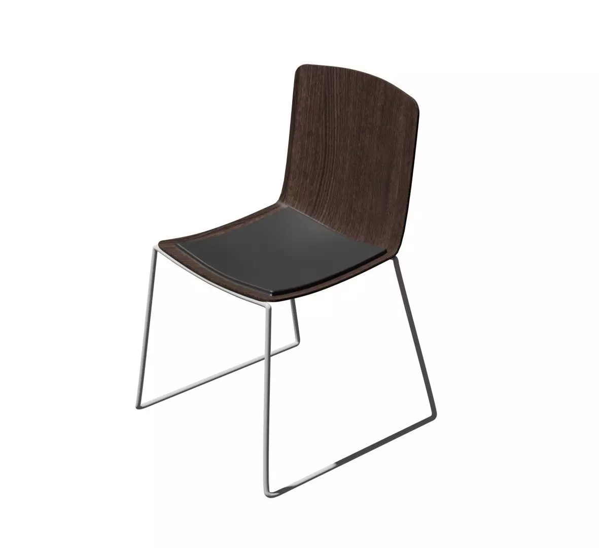 Wood Chair Free 3D model