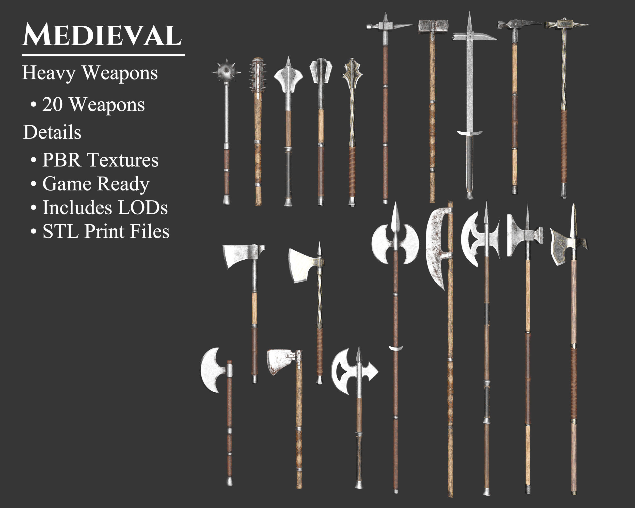 Medieval Collection Heavy Weapons _1