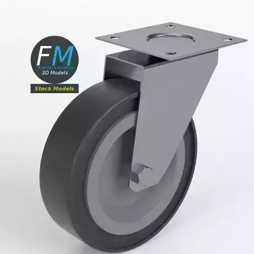 Trolley wheel 1 3D model
