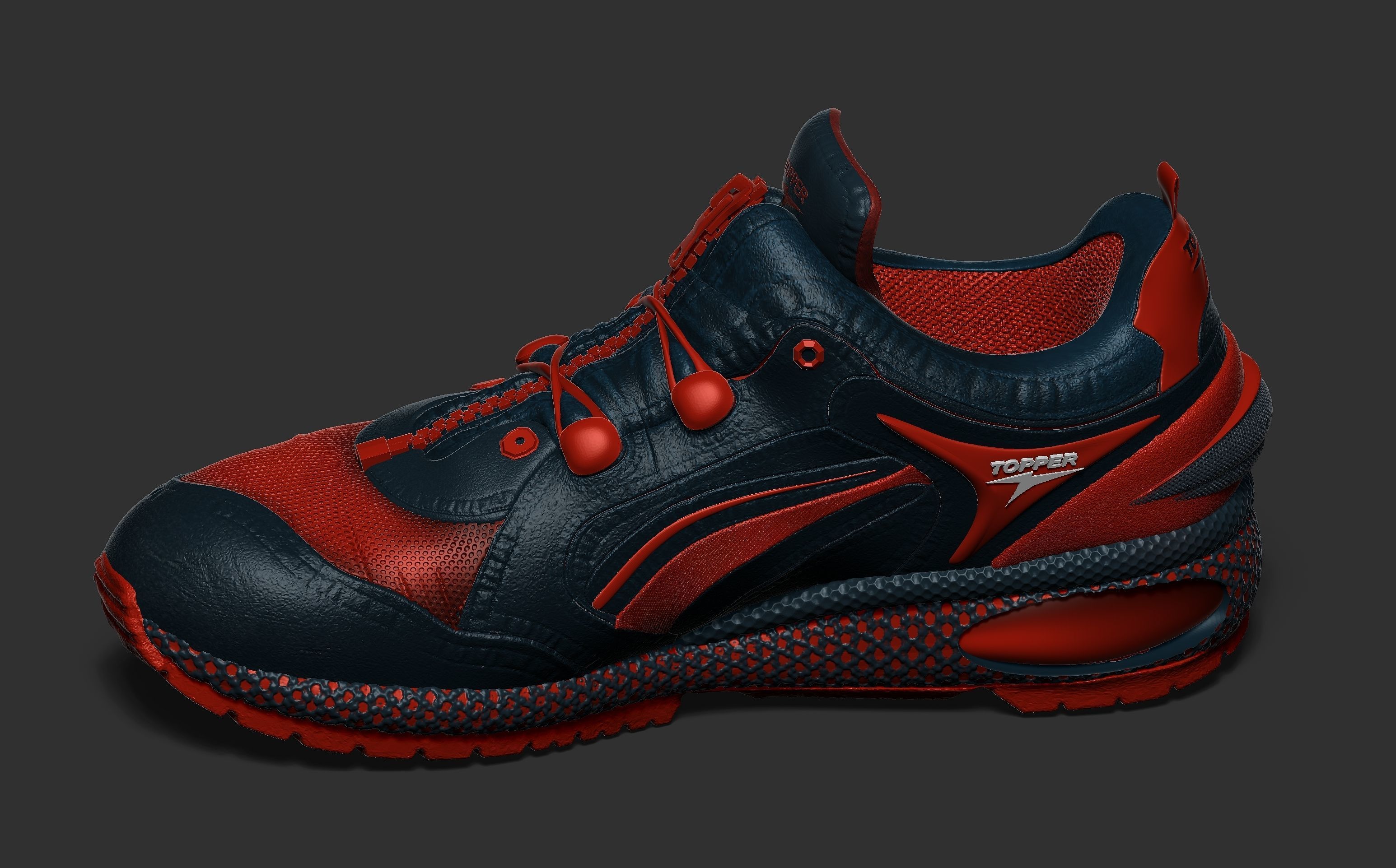 excellent quality shoe 3D model_3