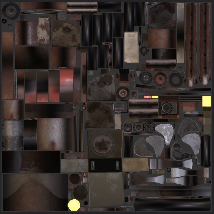 Stylized Low-poly Boat Low-poly 3D model_14