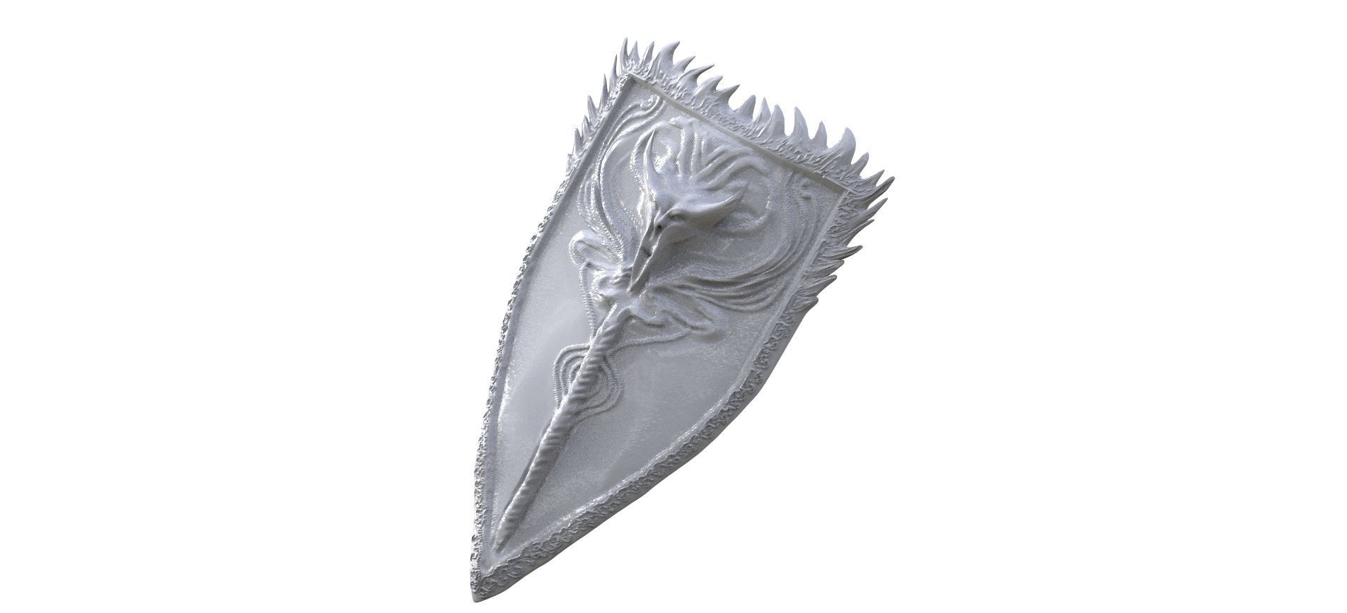 Angel Shield 3D model_2
