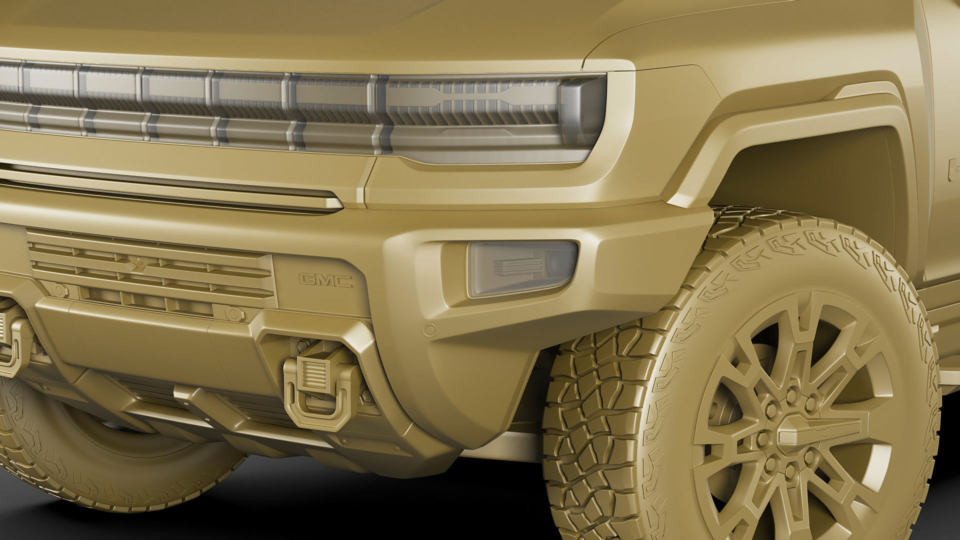 Hummer SUV EV 2024 3D model_25