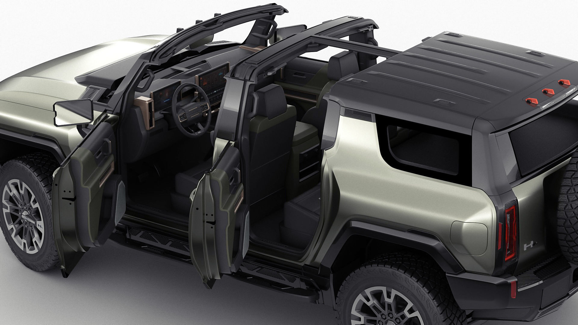 Hummer SUV EV 2024 3D model_2