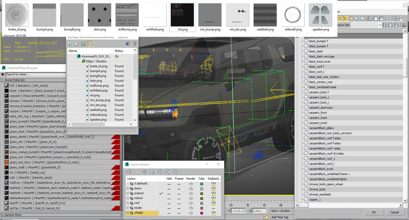 Hummer SUV EV 2024 3D model_34