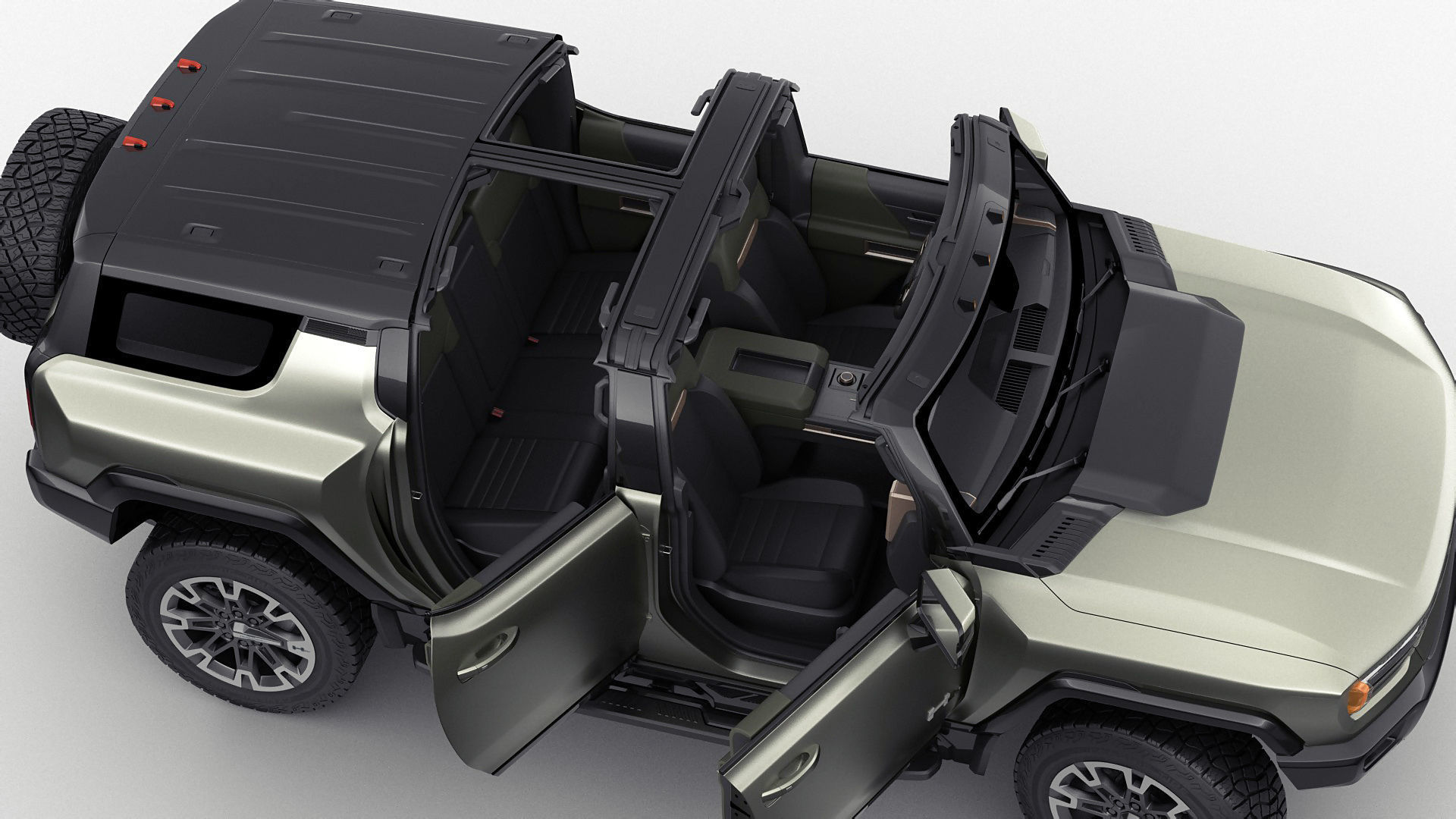 Hummer SUV EV 2024 3D model_4