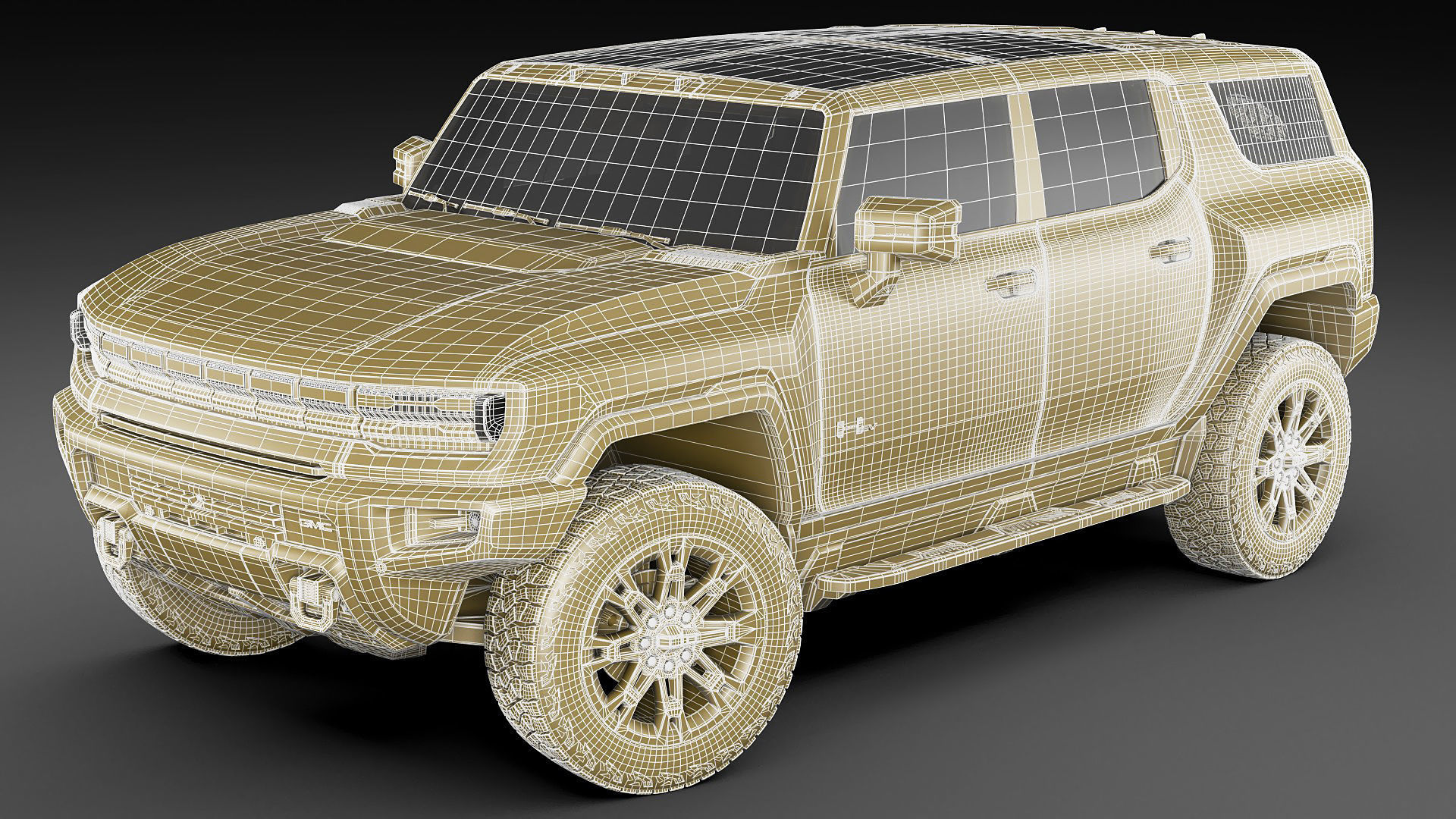 Hummer SUV EV 2024 3D model_29