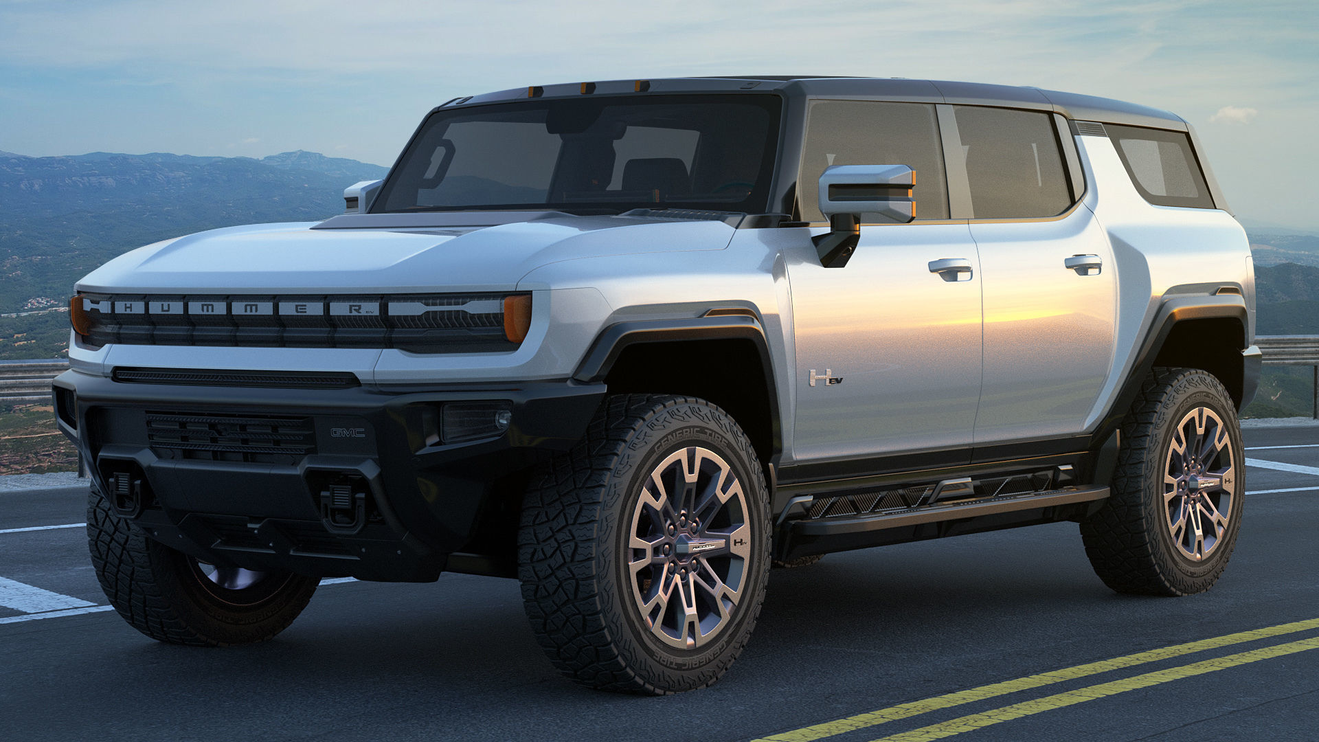 Hummer SUV EV 2024 3D model_20