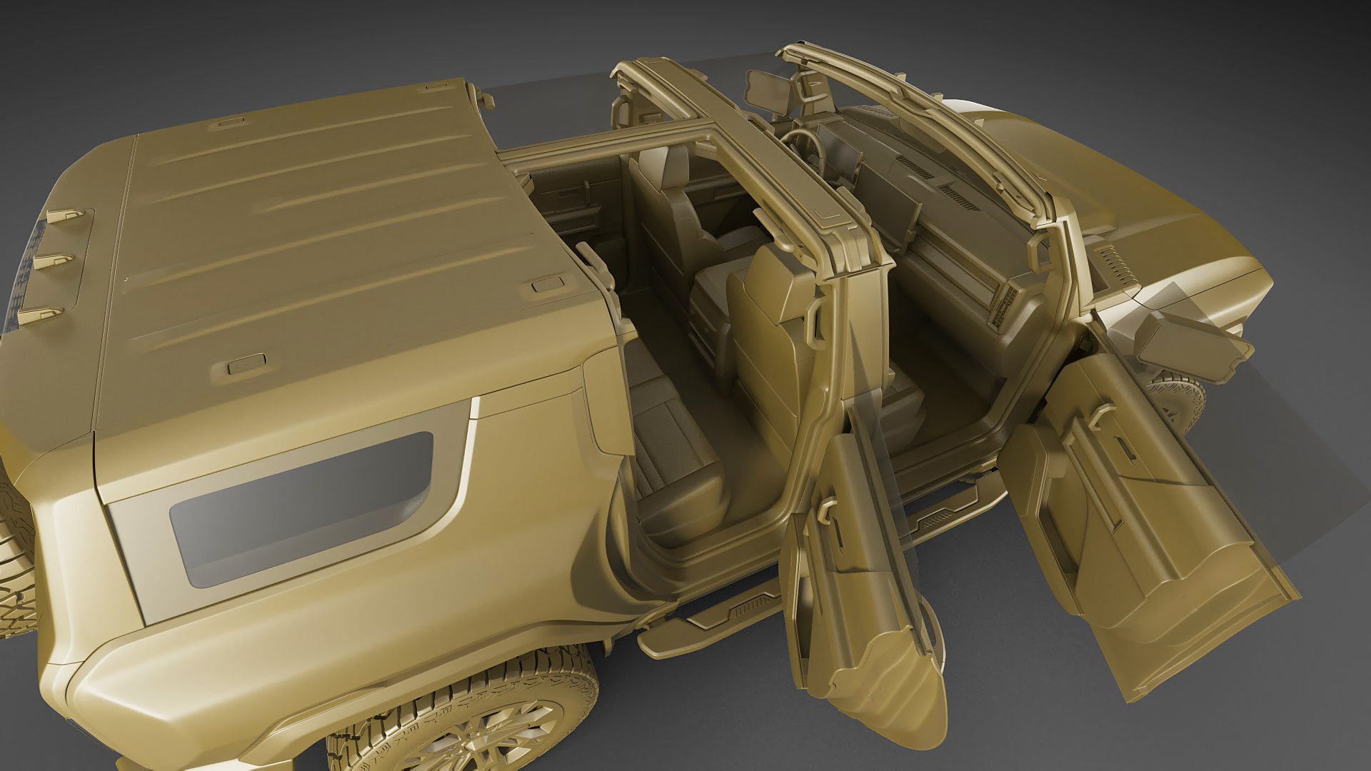 Hummer SUV EV 2024 3D model_28