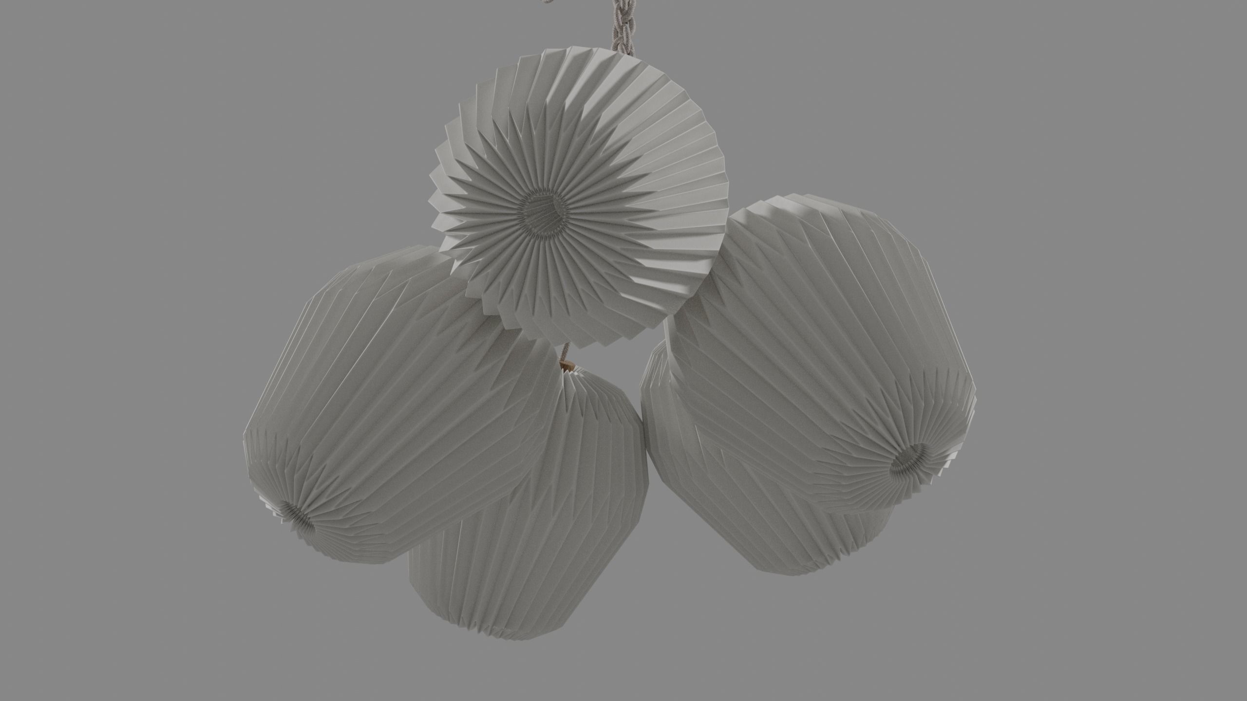 The bouquet 130M5 - Le klint - Pendant lamp 3D model_3