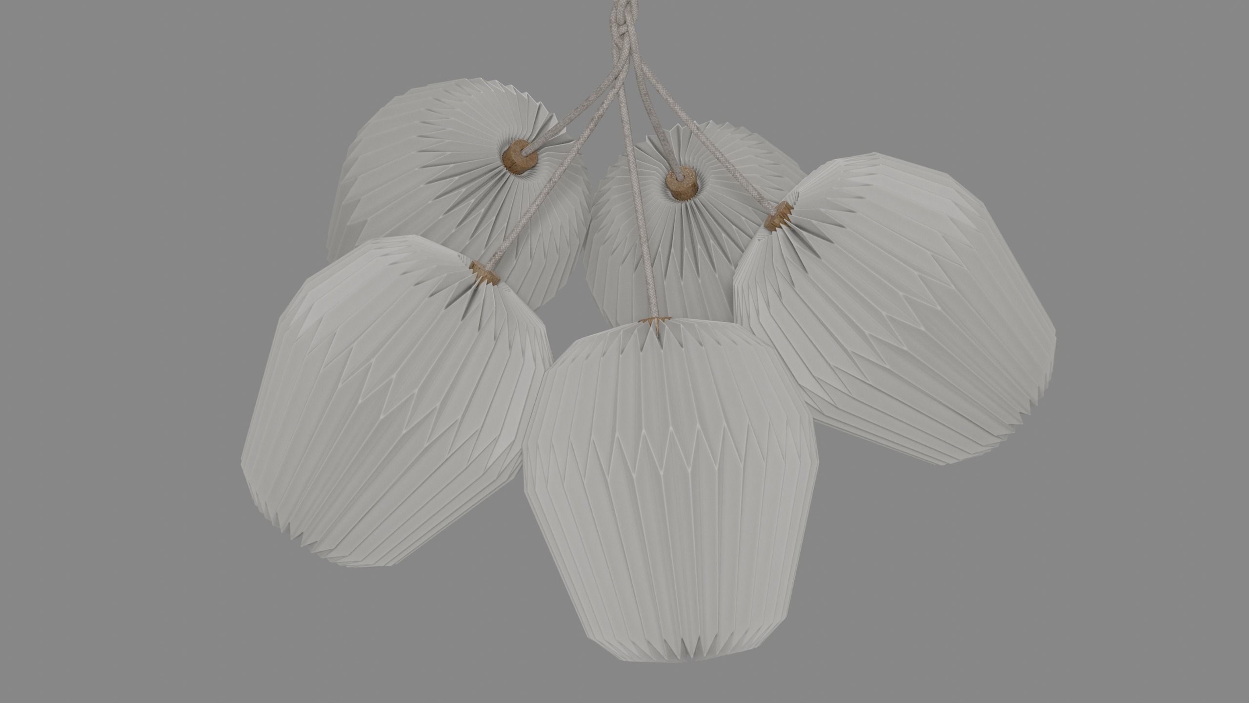 The bouquet 130M5 - Le klint - Pendant lamp 3D model_2