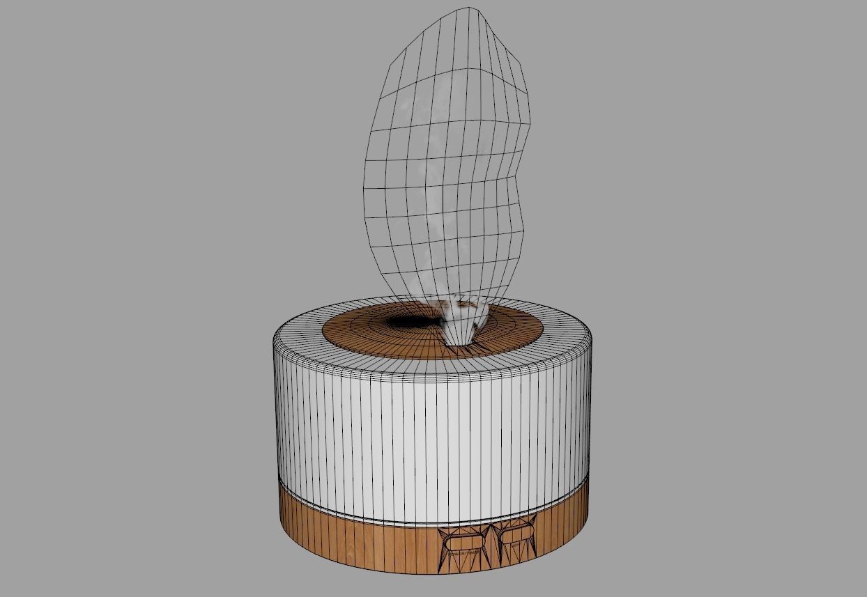 Aroma Essential Oil Diffuser 3D model_12