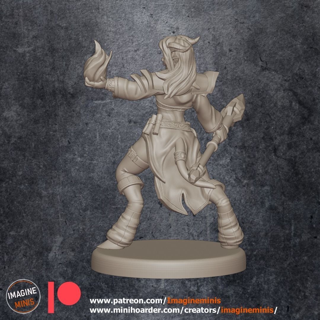 Lady Audra - Mage Trainer 3D print model_1