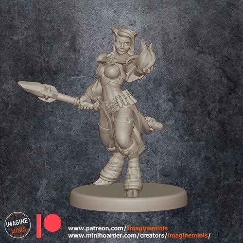 Lady Audra - Mage Trainer 3D print model