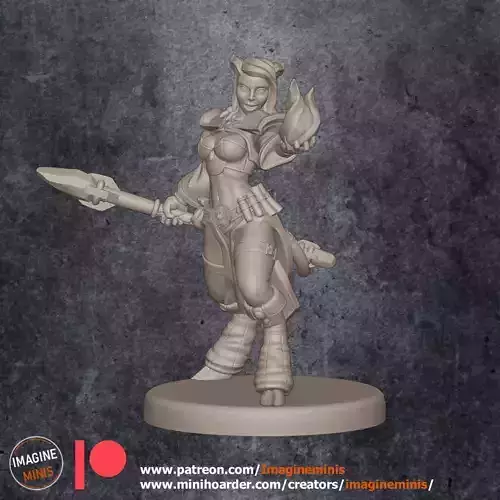Lady Audra - Mage Trainer 3D print model