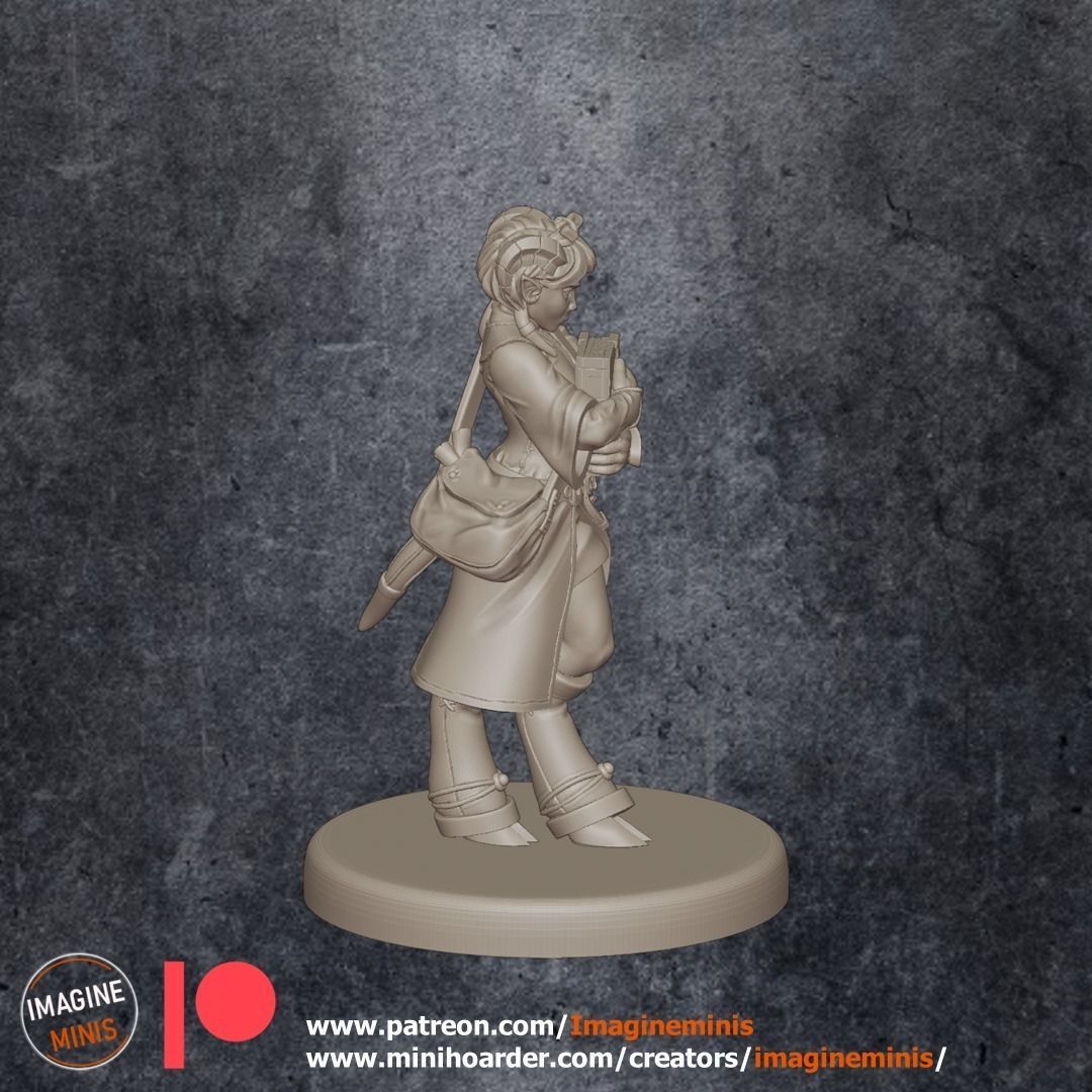 Kaila - Mage Apprentice 3D print model_3