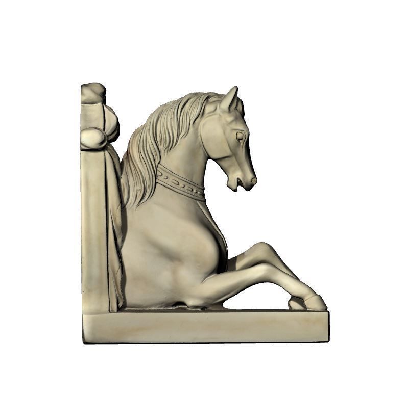 Bookend Horse 3D print model_2