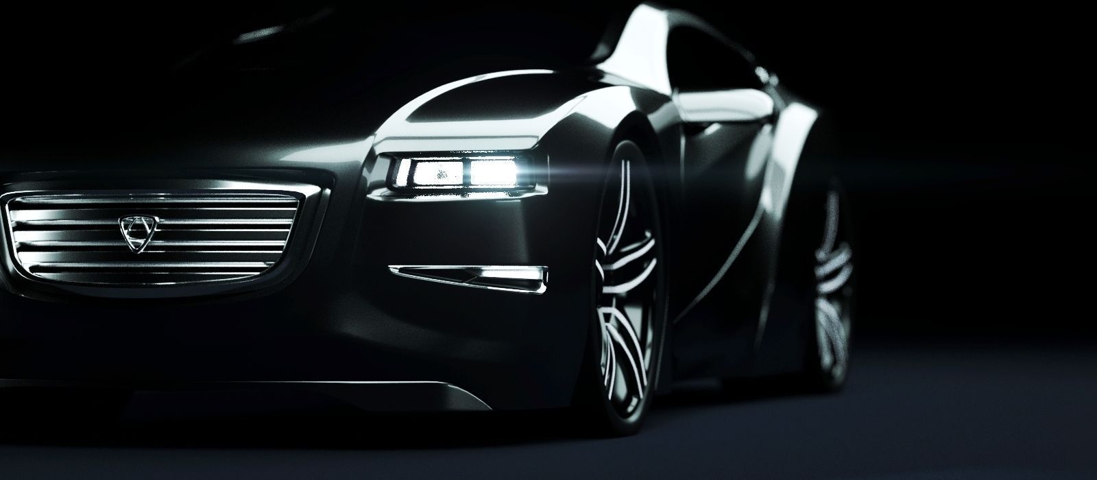 Affekta Cyclonic Sport Concept sport car  ExtraWheels  Low-poly 3D model_3