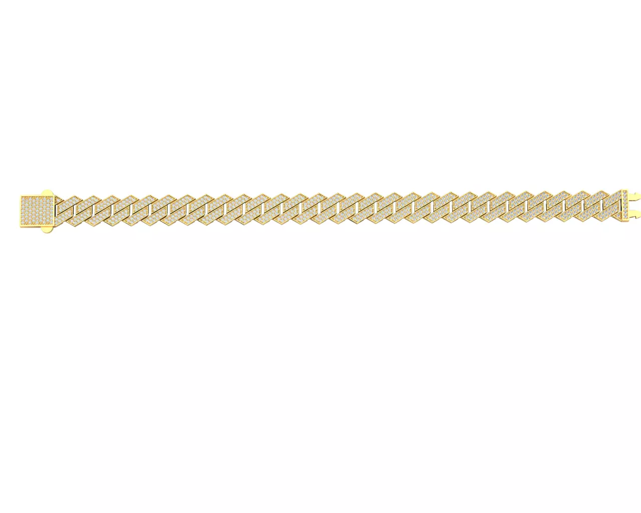 cuban chain 3D model_0