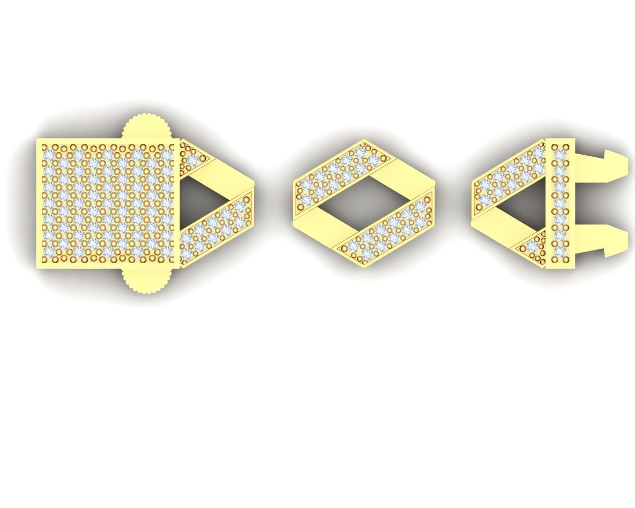 cuban chain 3D model_1