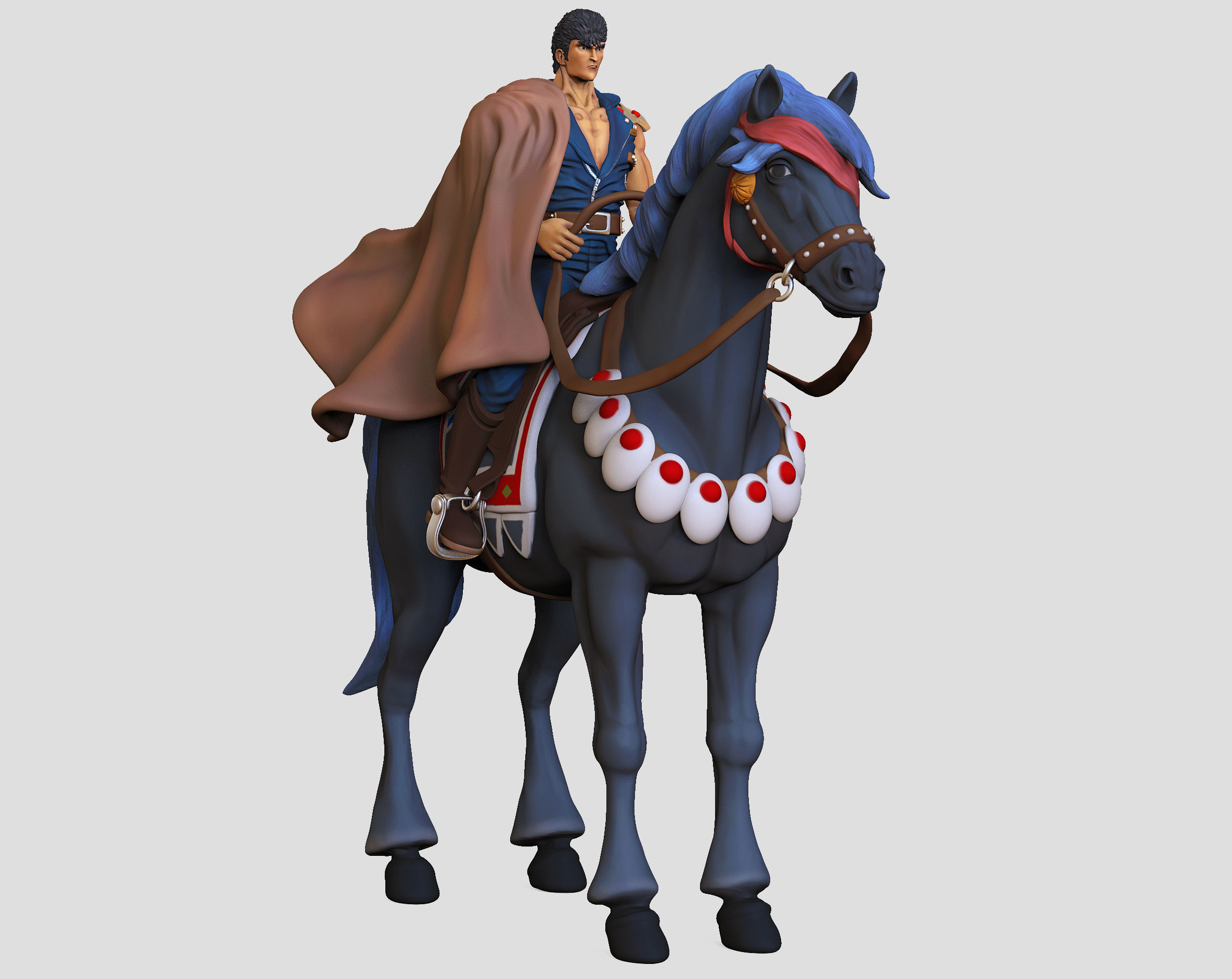 KENSHIRO-  Fist of the North Star 3D print model_6