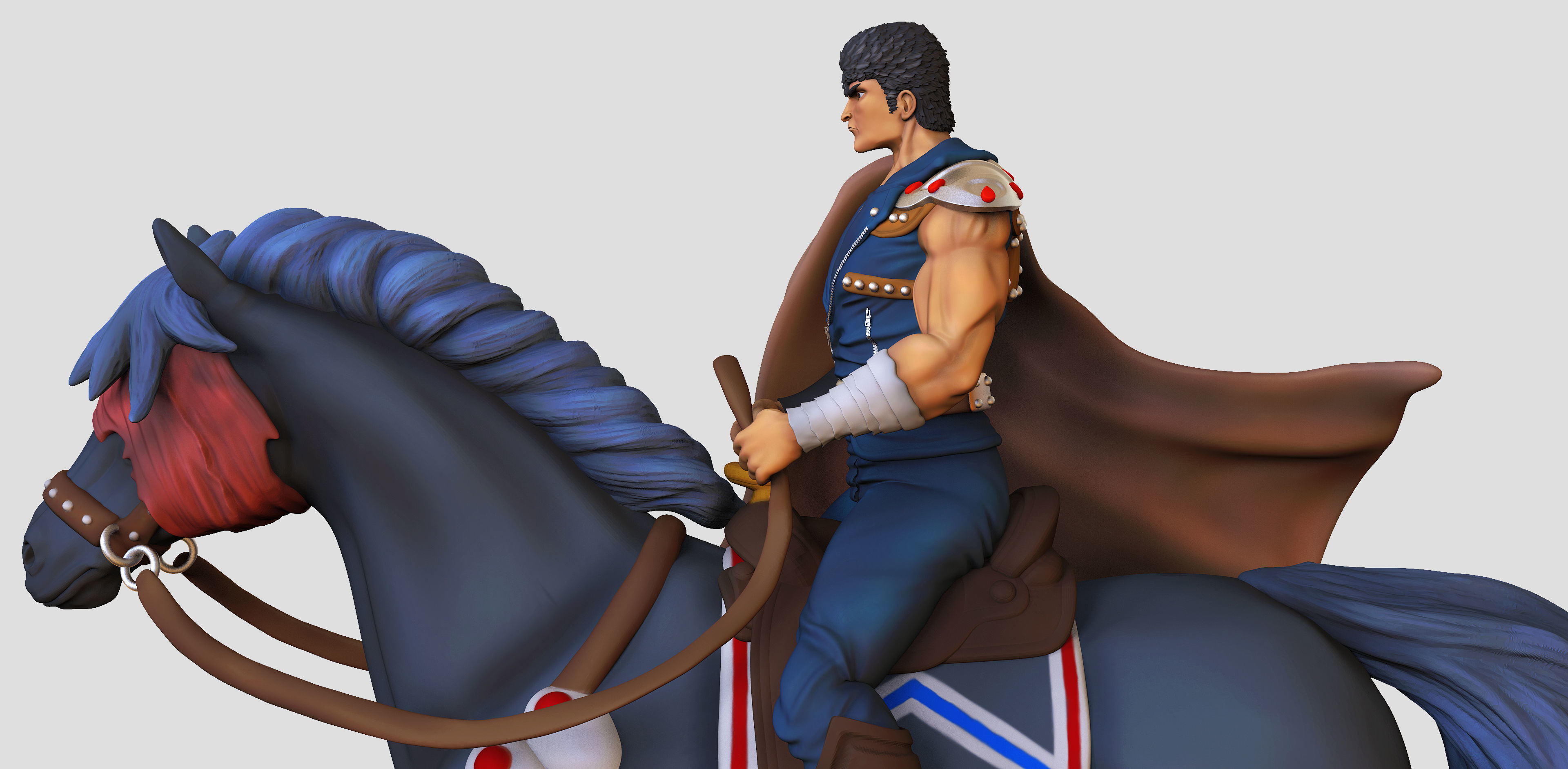 KENSHIRO-  Fist of the North Star 3D print model_3