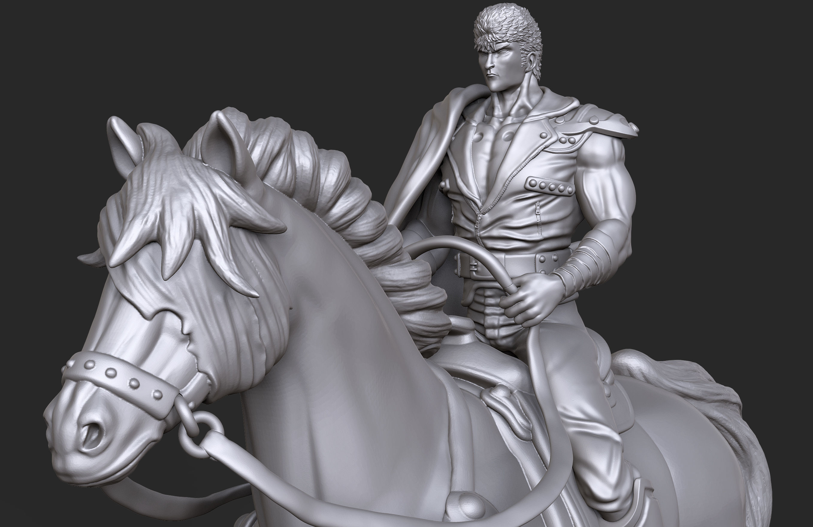 KENSHIRO-  Fist of the North Star 3D print model_12