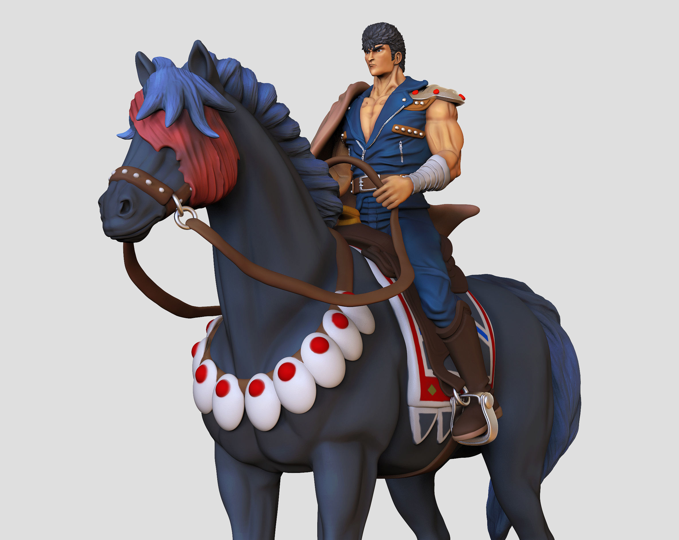 KENSHIRO-  Fist of the North Star 3D print model_1