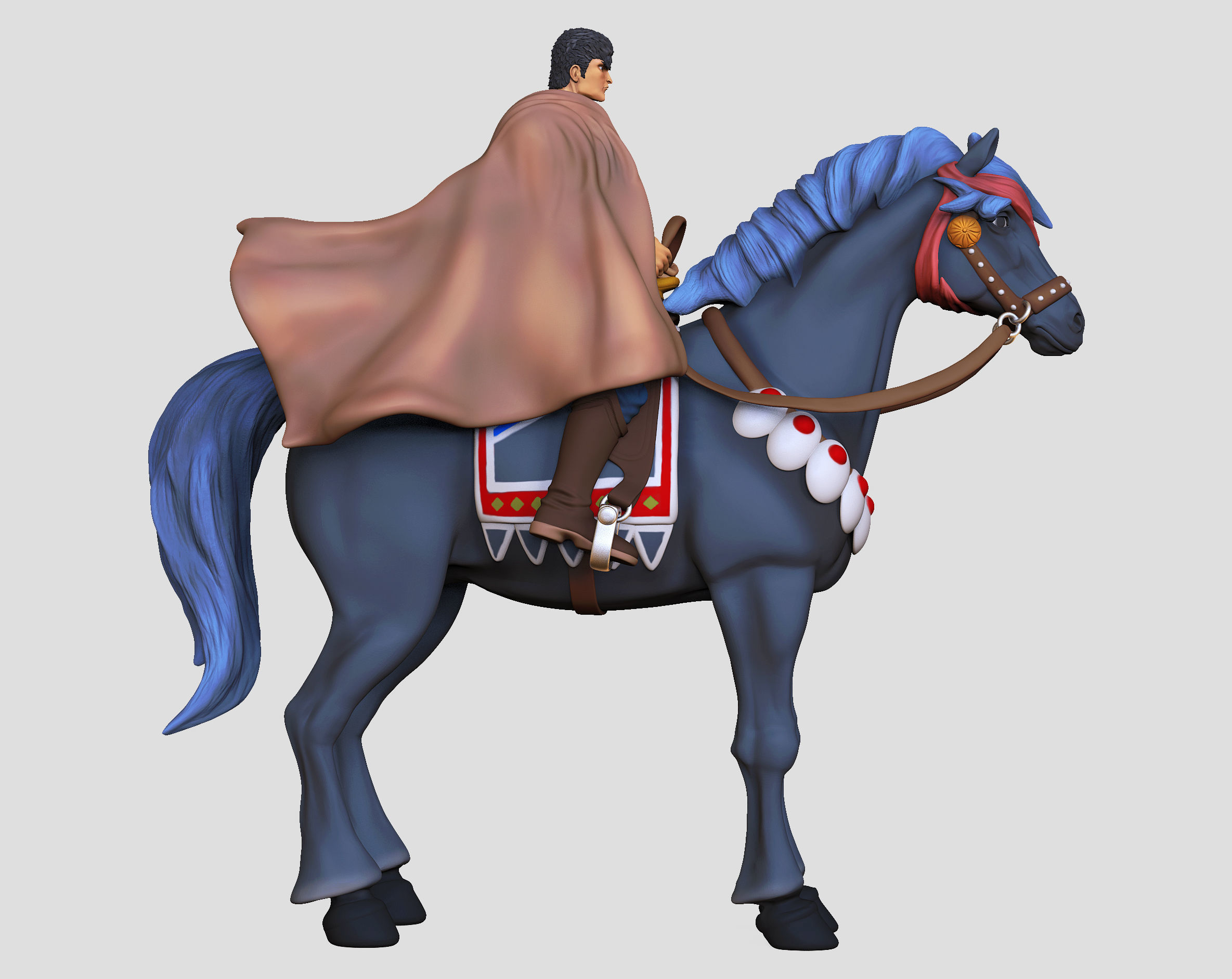 KENSHIRO-  Fist of the North Star 3D print model_7