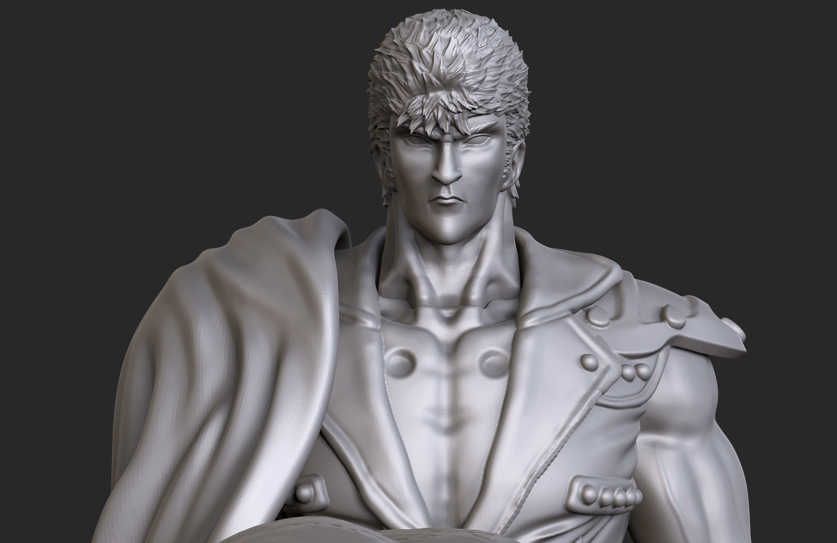 KENSHIRO-  Fist of the North Star 3D print model_11