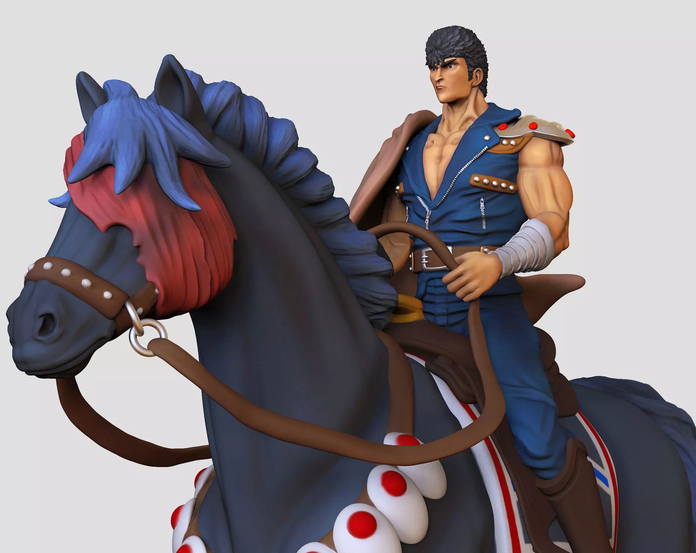 KENSHIRO-  Fist of the North Star 3D print model_0