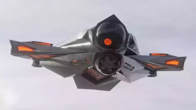 Scouter Drone - Game Ready Rigged Flying Robot