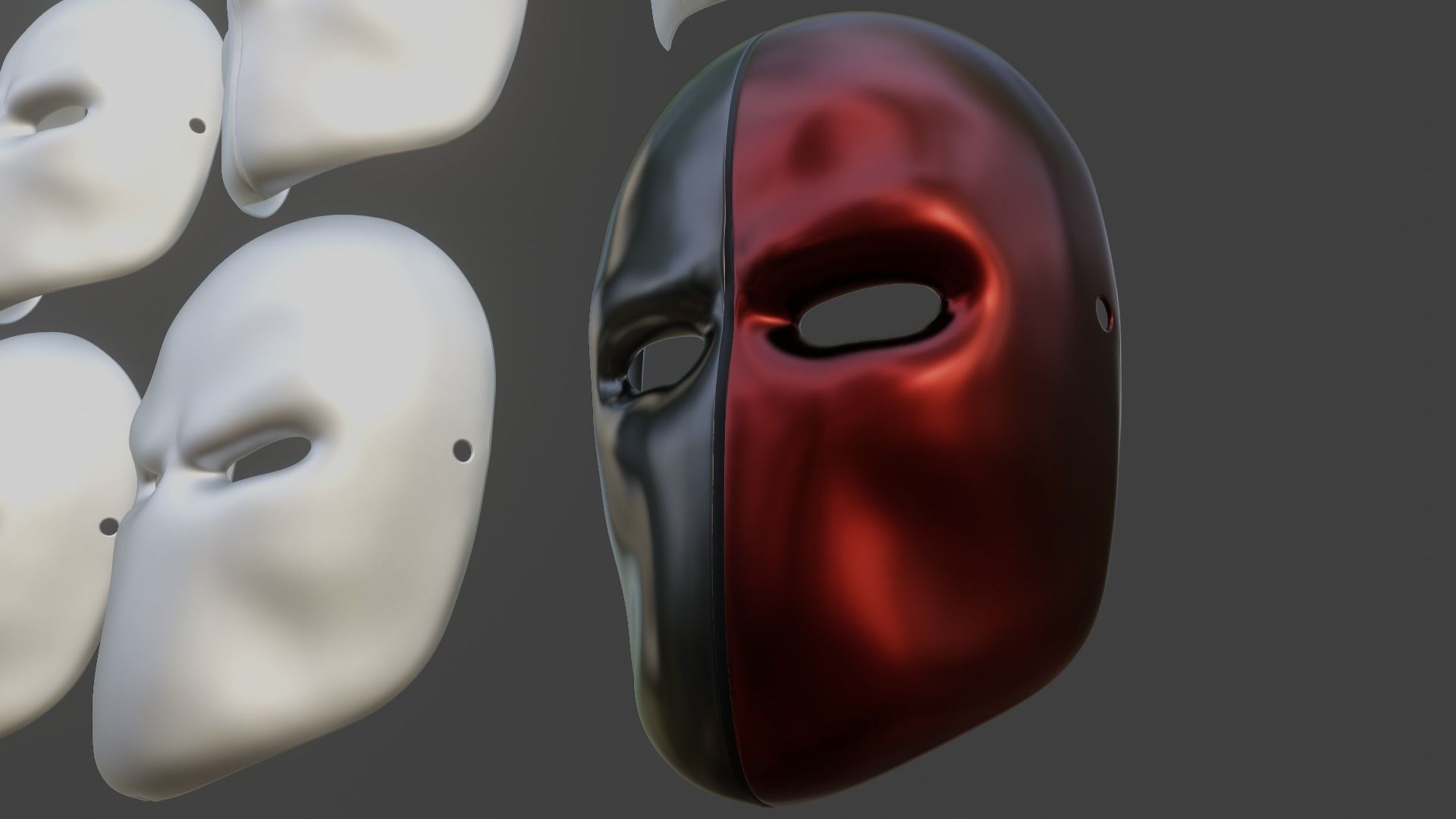 Mask Collection - All The Masks You Need Low-poly 3D model_3