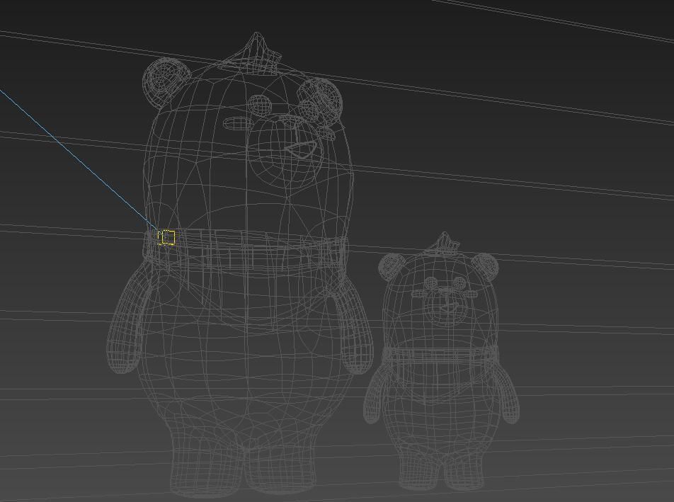 Baby Bear and Mama Bear 3D model_3