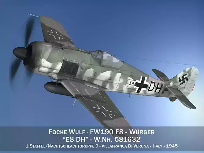 Focke Wulf - FW190 F8 - E8 DH