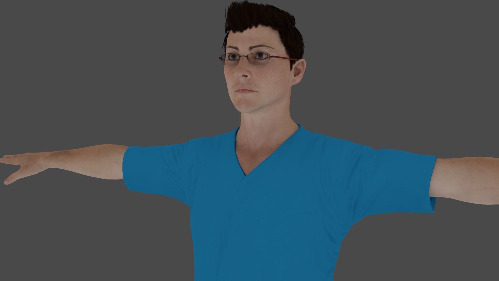 8 Characters Pack Vol 7 3D model_7