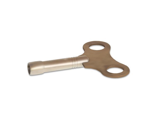 Butterfly Key Winder Low-poly 3D model