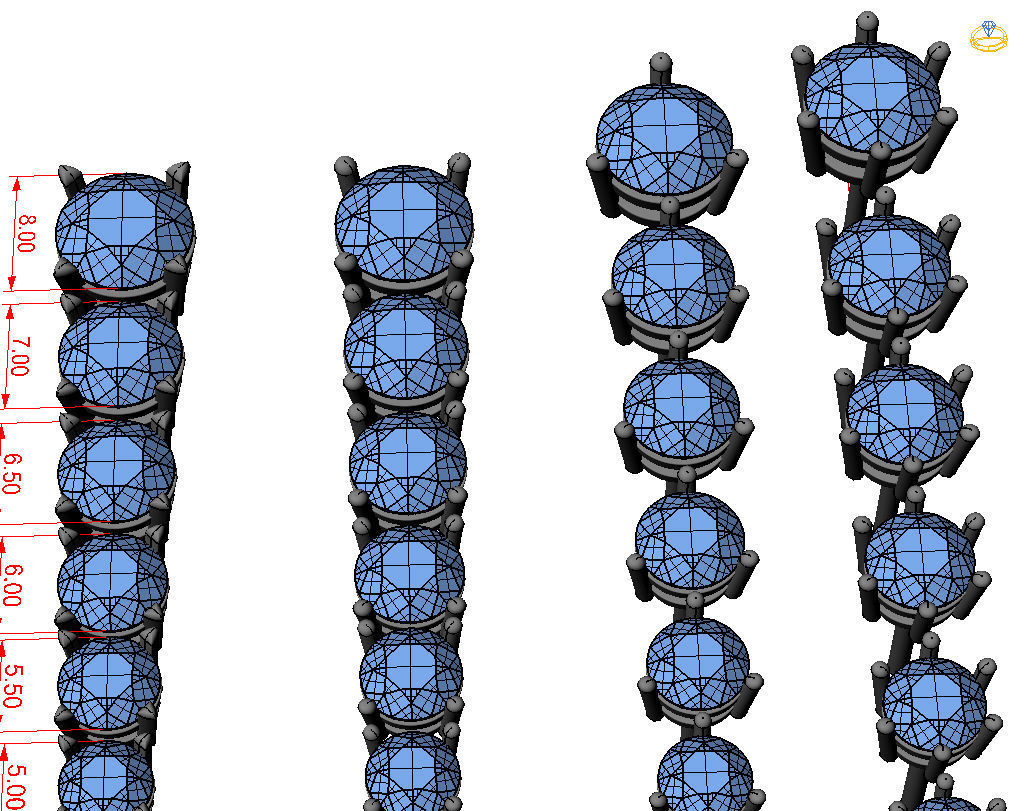 Round Stud Earrings 3D print model_26