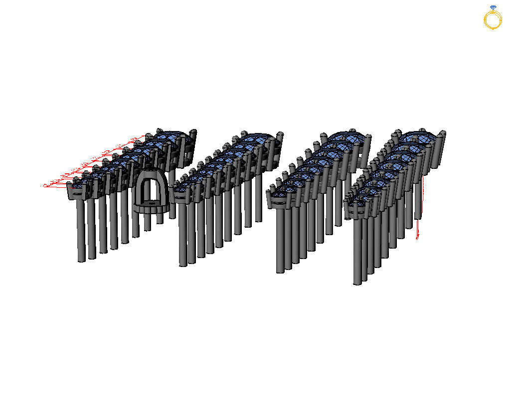 Round Stud Earrings 3D print model_7