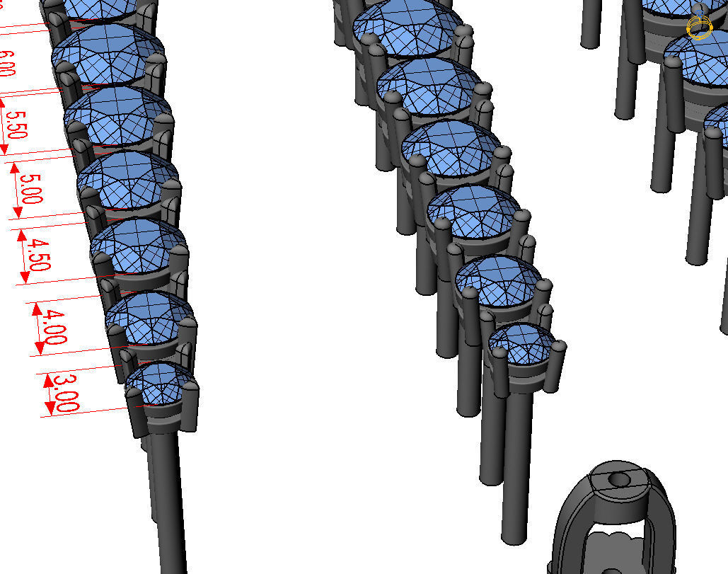 Round Stud Earrings 3D print model_12