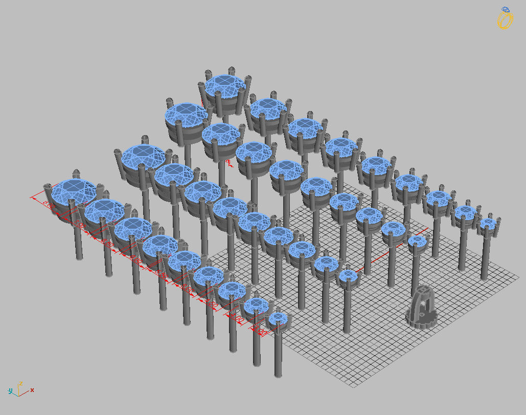 Round Stud Earrings 3D print model_39