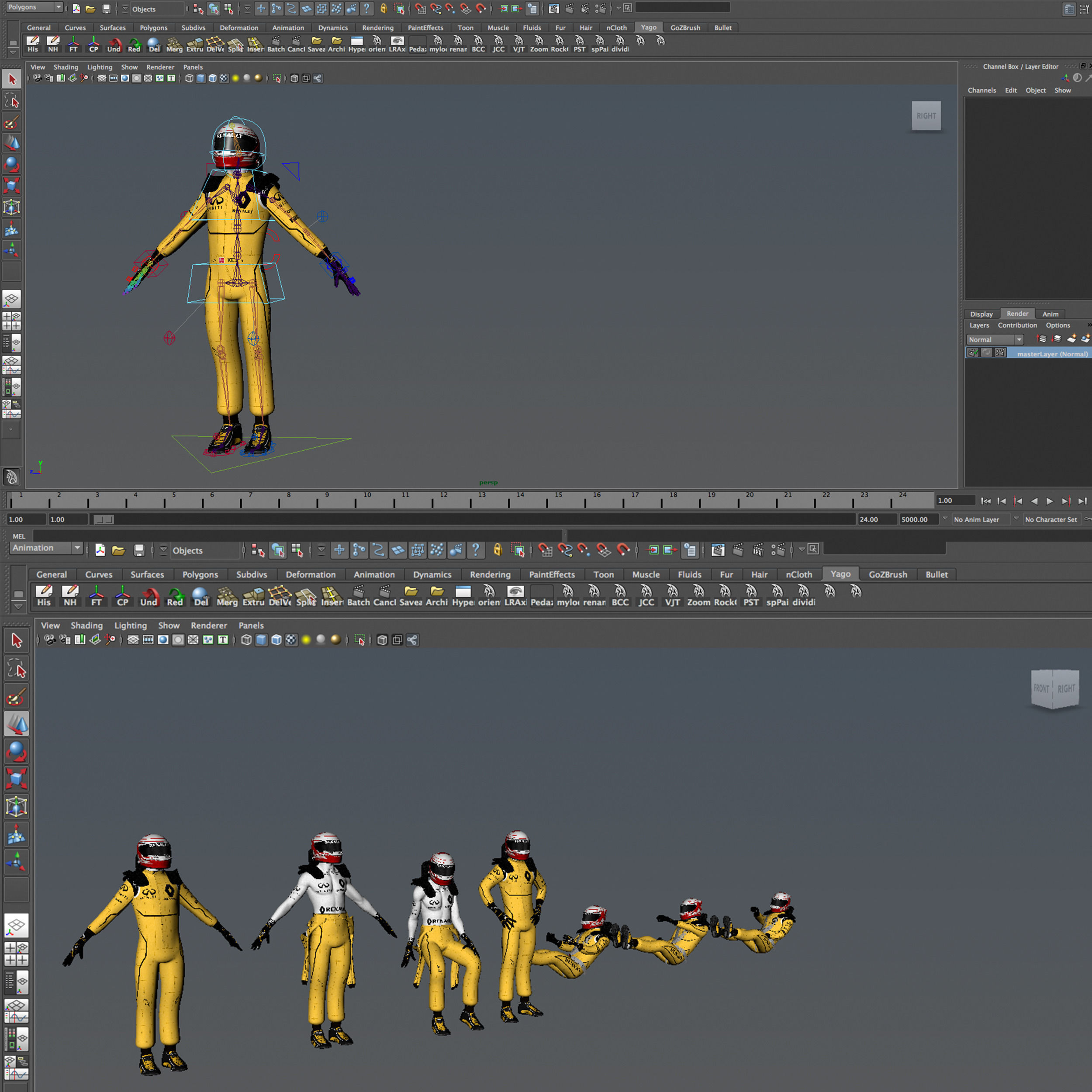 Kevin Magnussen 2016 Low-poly 3D model_11