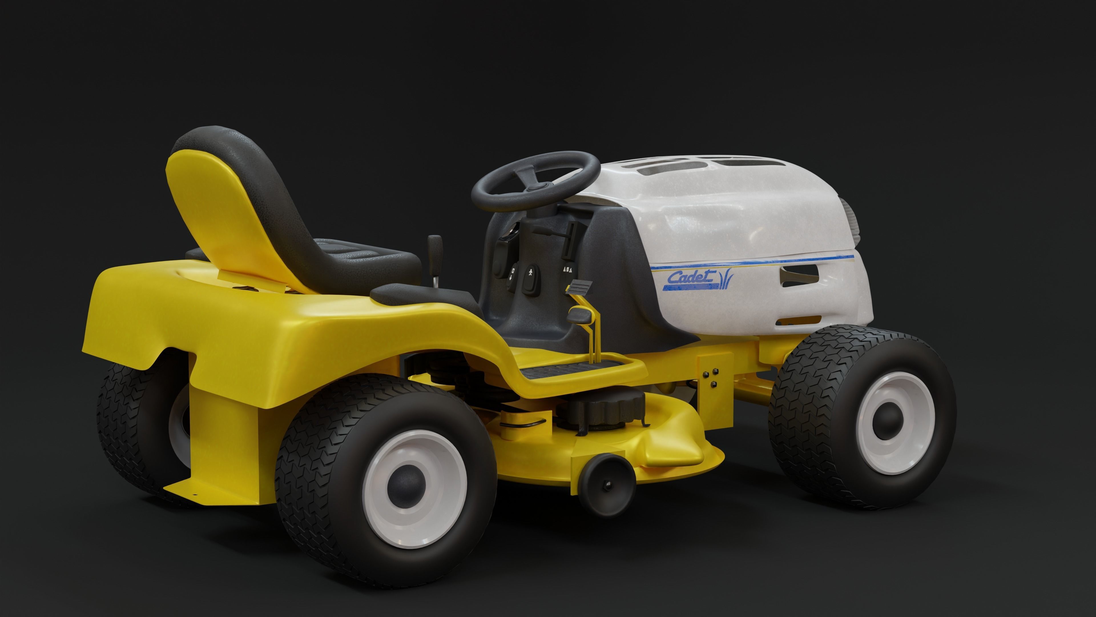 Cub-Cadet-1170-Riding-Mower-Carburetor lawn mower 3D model_1