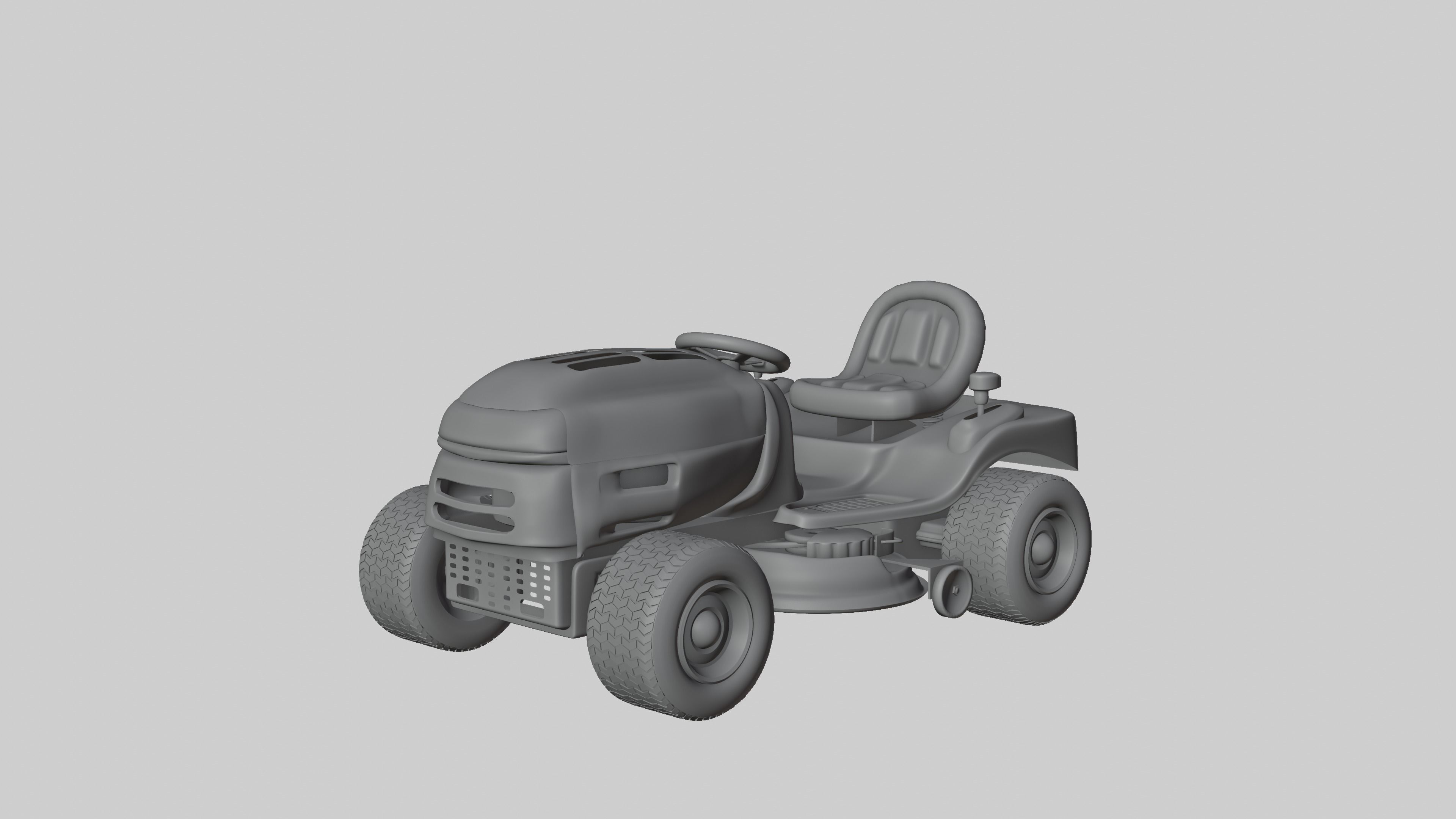 Cub-Cadet-1170-Riding-Mower-Carburetor lawn mower 3D model_9