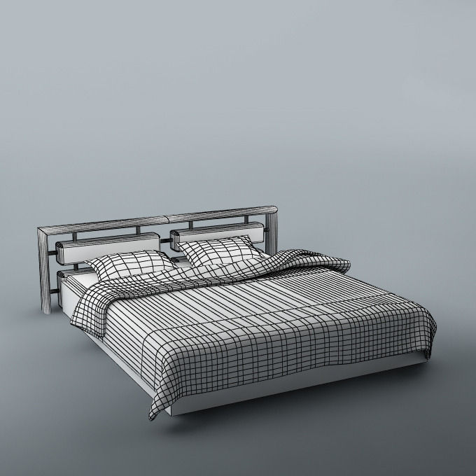 Bed 07 3D model_4