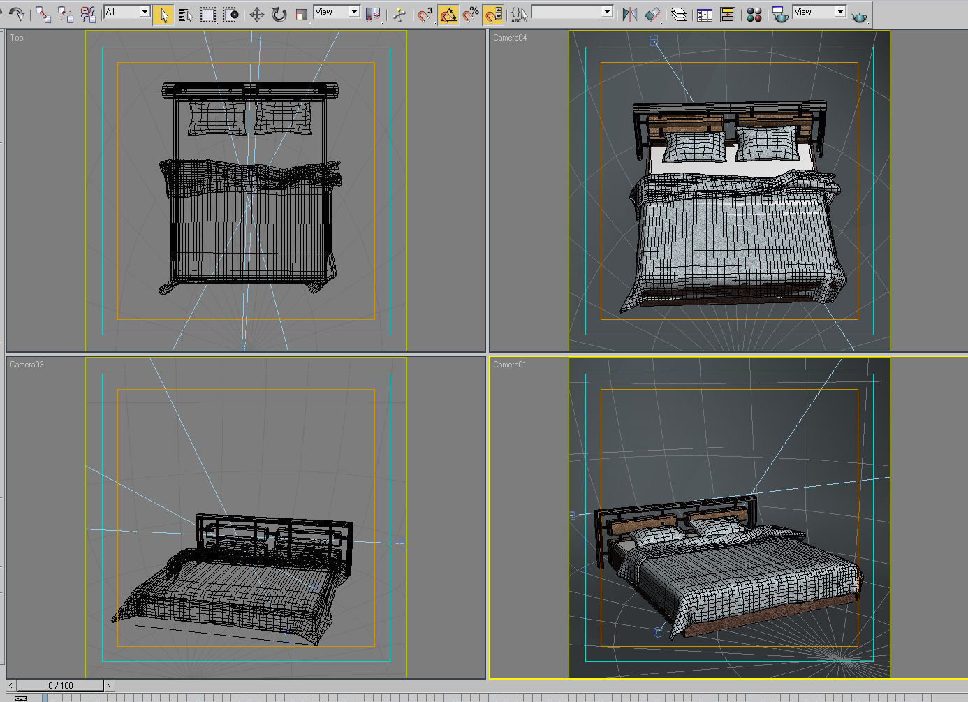 Bed 07 3D model_5