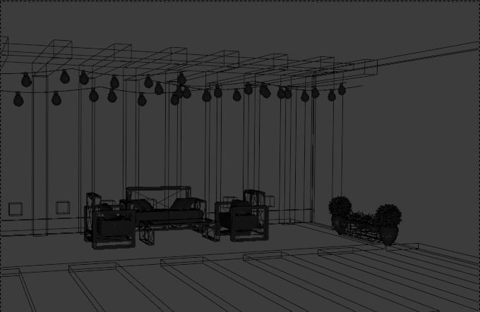 Open Air Sitting 3D model_3