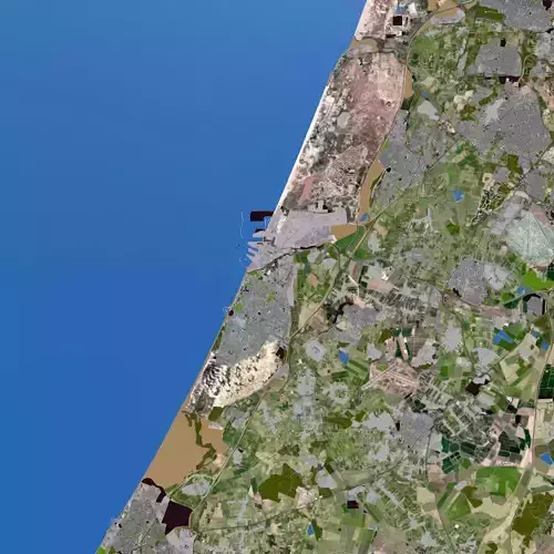 Ashdod City of Israel 2021 Low-poly 3D model